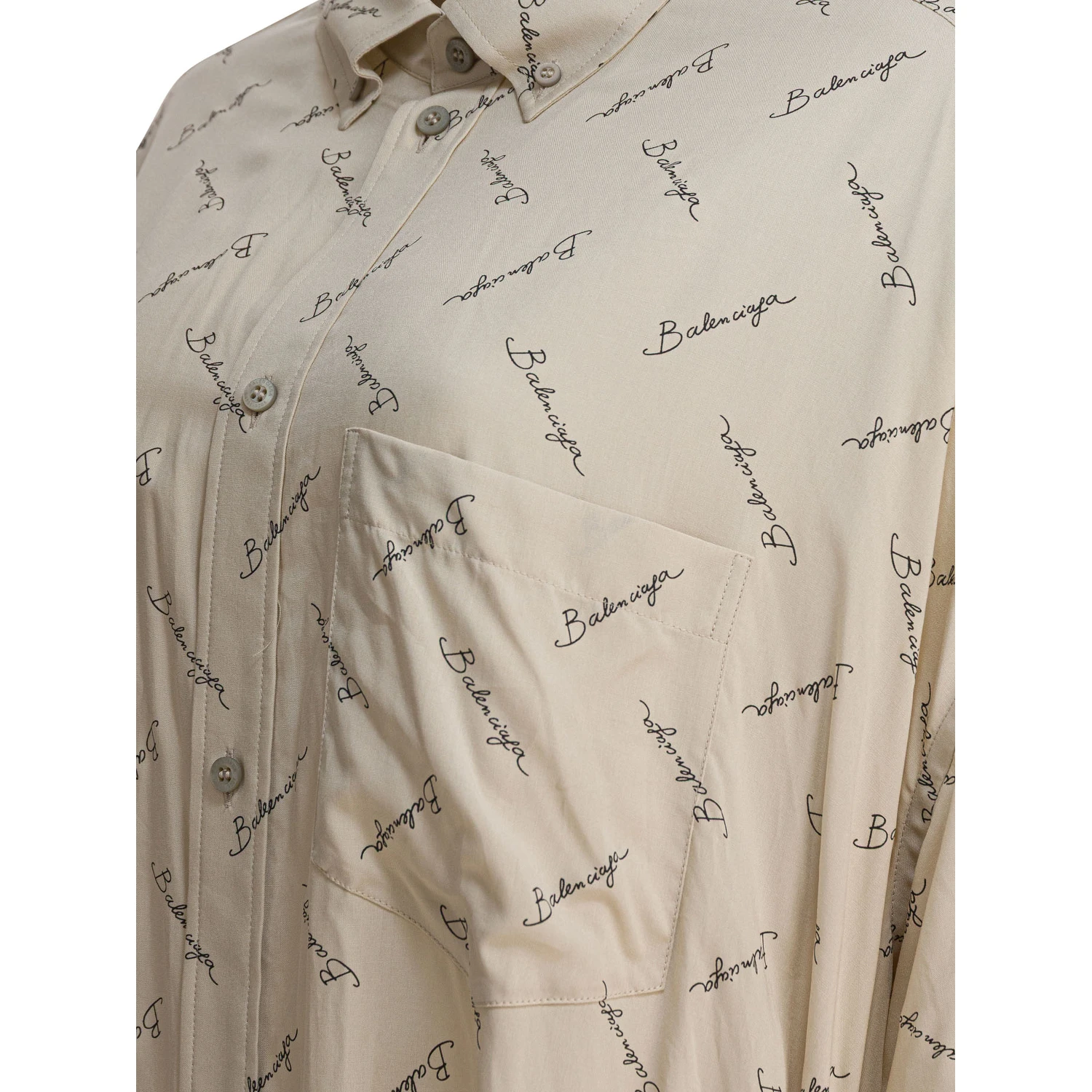 Oversized shirt with logo