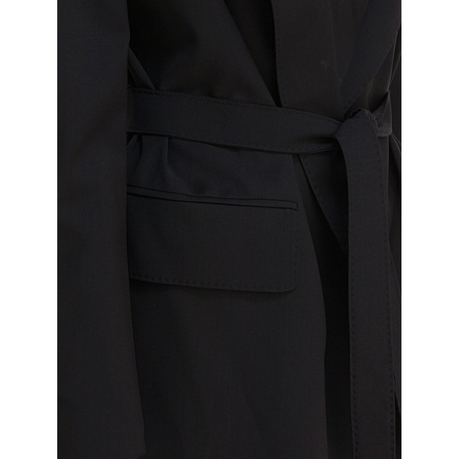 Wool canvas blazer
