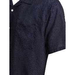 "Voyager" oxford linen shirt