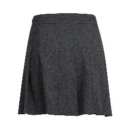 Pleated miniskirt