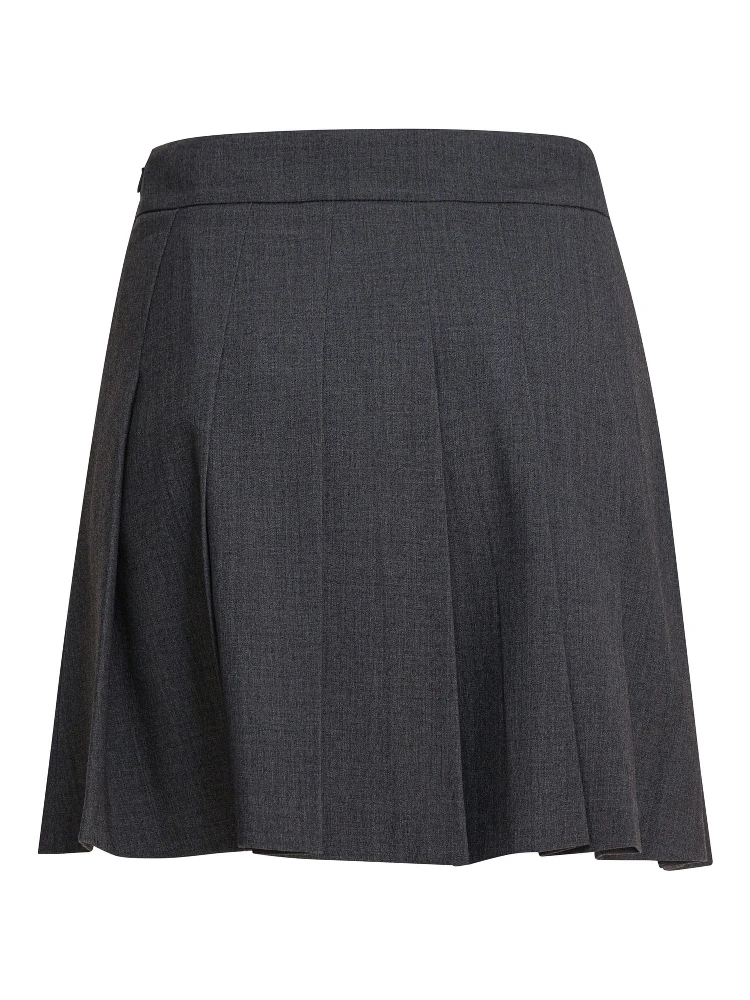 Pleated miniskirt alternative