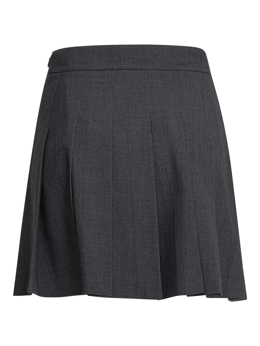 Pleated miniskirt
