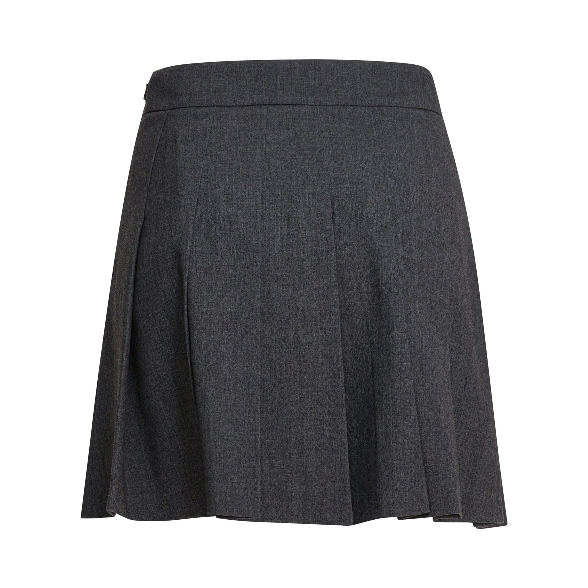Pleated miniskirt