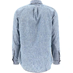 Custom-fit chambray shirt