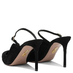 Mary Jane mule with heel 80mm