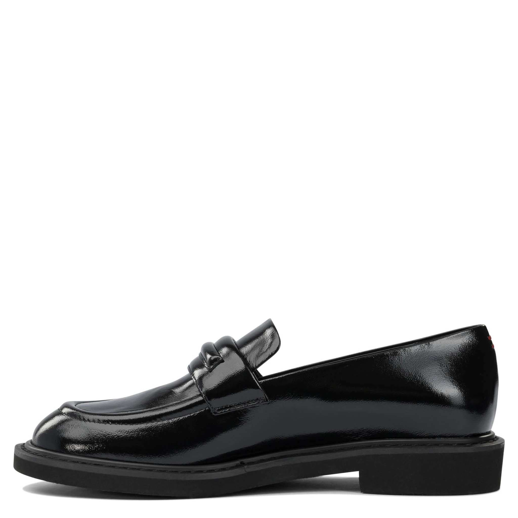 Glossy leather loafers