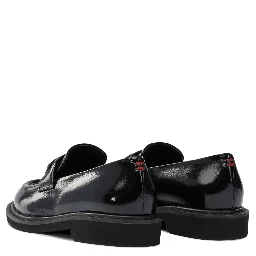 Glossy leather loafers