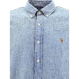 Custom-fit chambray shirt