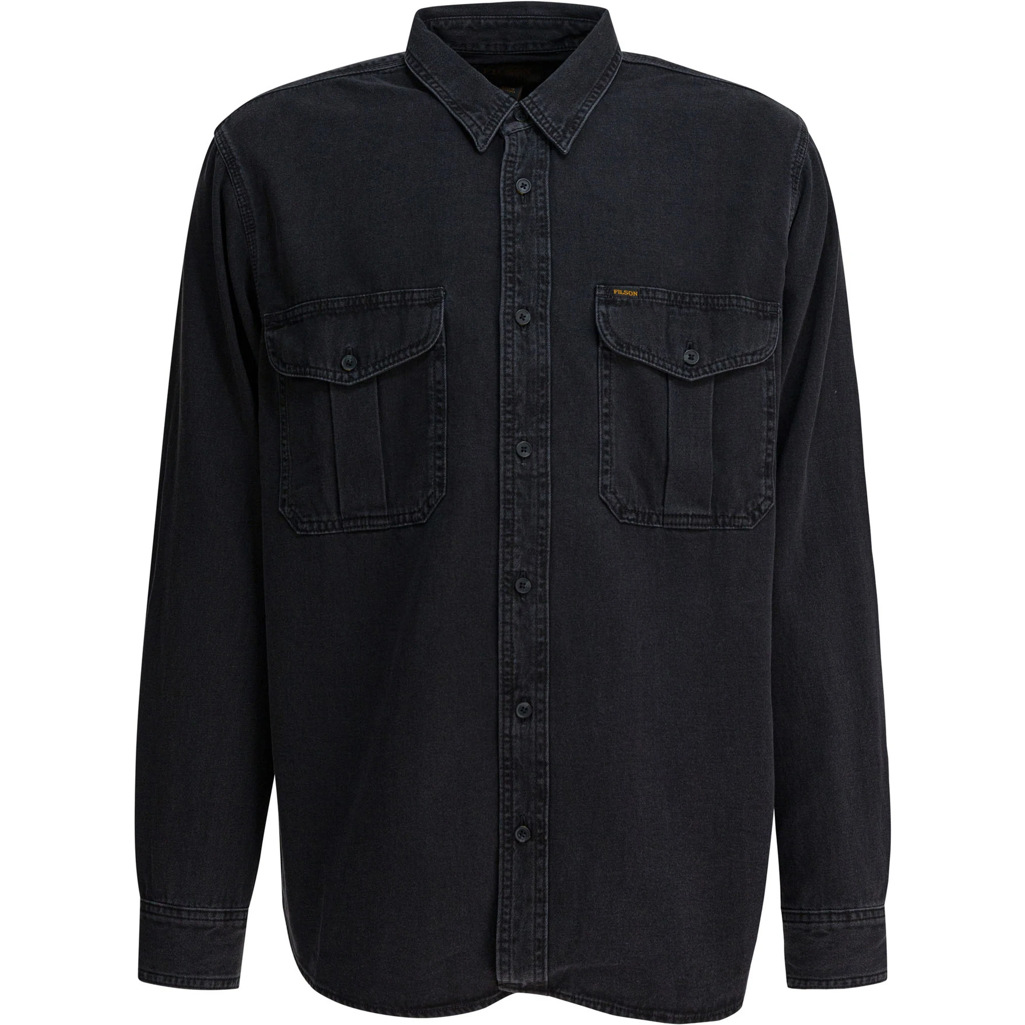 Denim overshirt jacket