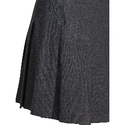 Pleated miniskirt