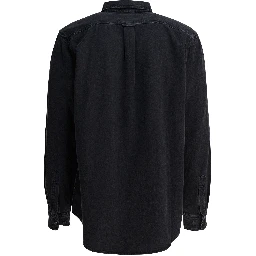 Denim overshirt jacket