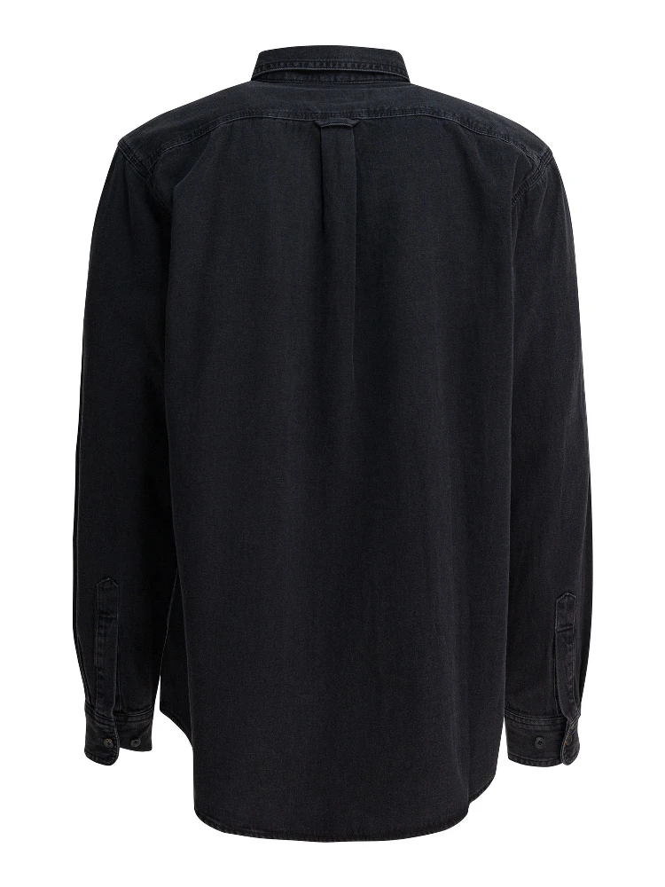 Denim overshirt jacket alternative