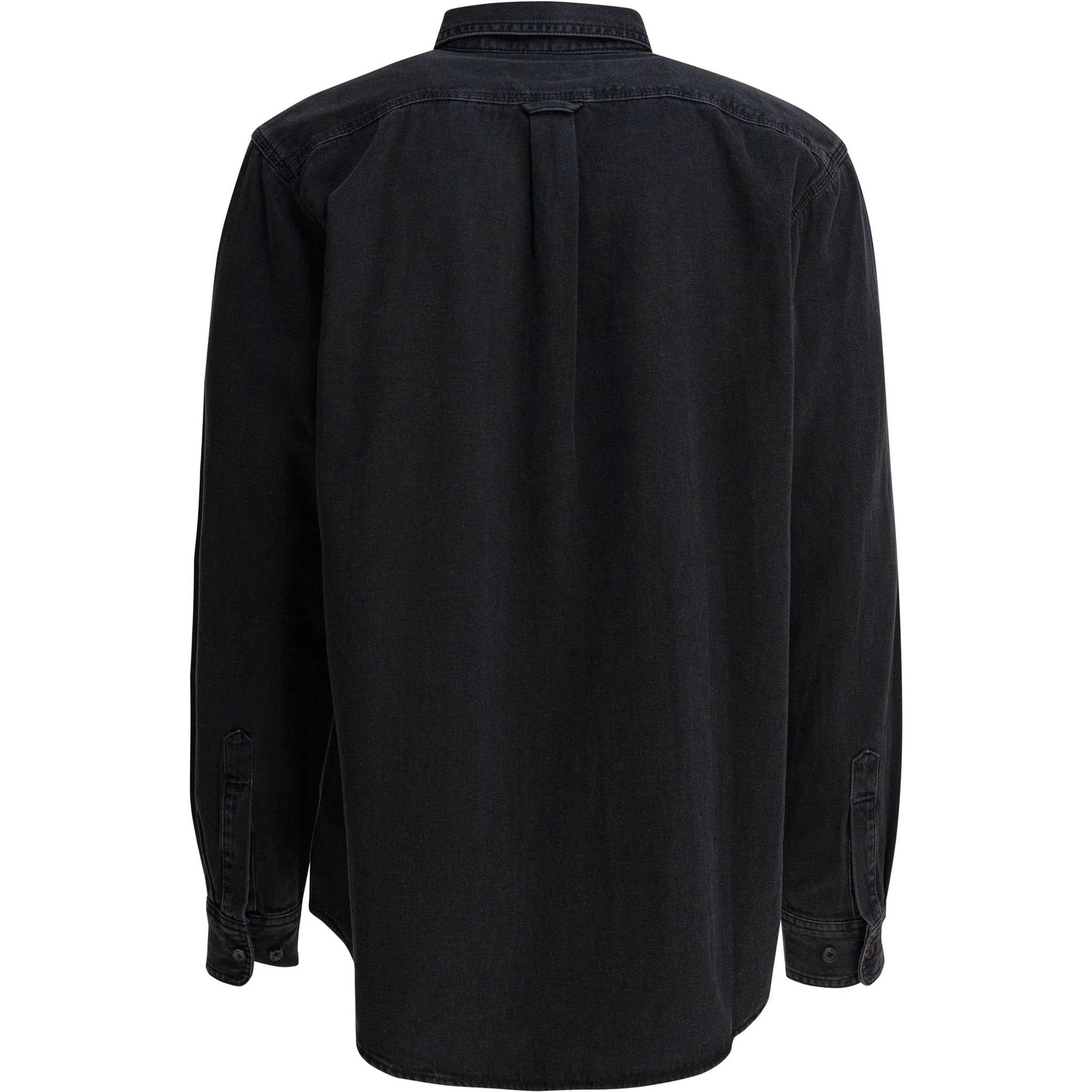 Denim overshirt jacket