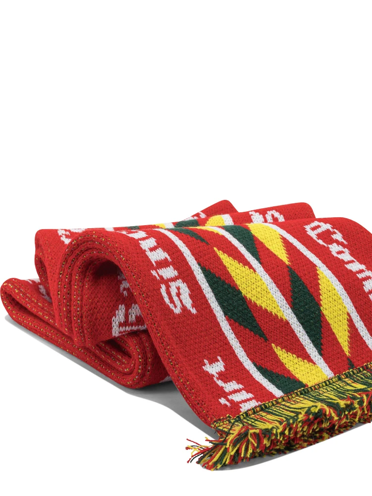 Knitted fringed scarf alternative