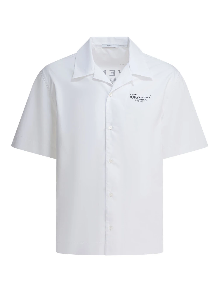 Cotton short-sleeved shirt