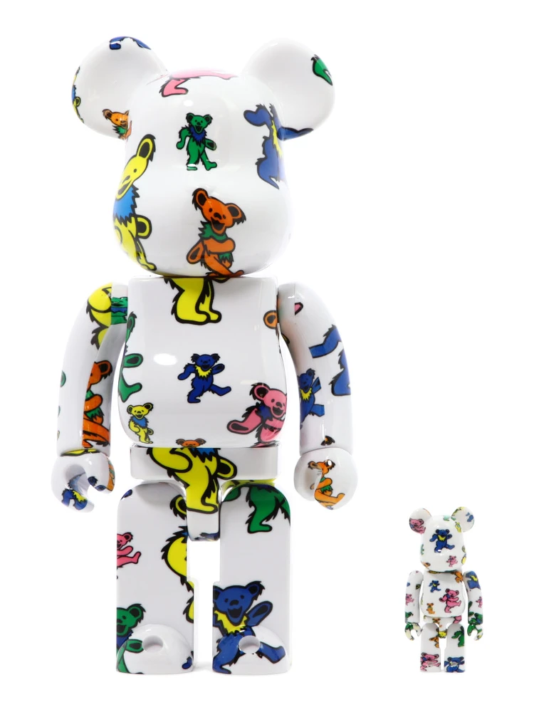 "Be@rbrick Grateful Dead Dancing Bear" 100% and 400% toy