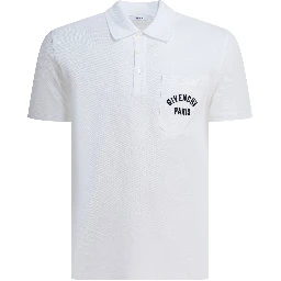 Cotton short-sleeved polo shirt