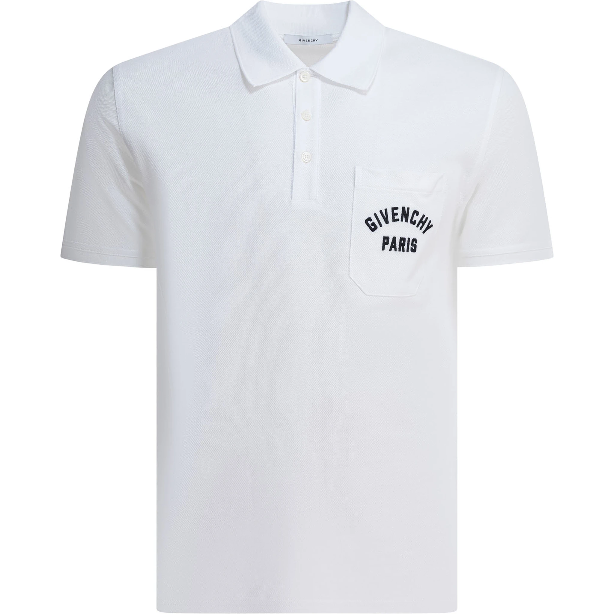 Cotton short-sleeved polo shirt