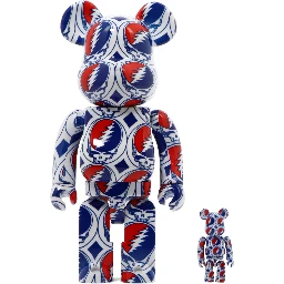 "Be@rbrick Grateful Dead Steal Your Face" 100% and 400% toy