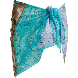 Pareo with three iconic prints