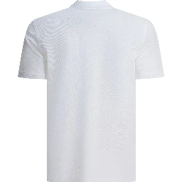 Cotton short-sleeved polo shirt