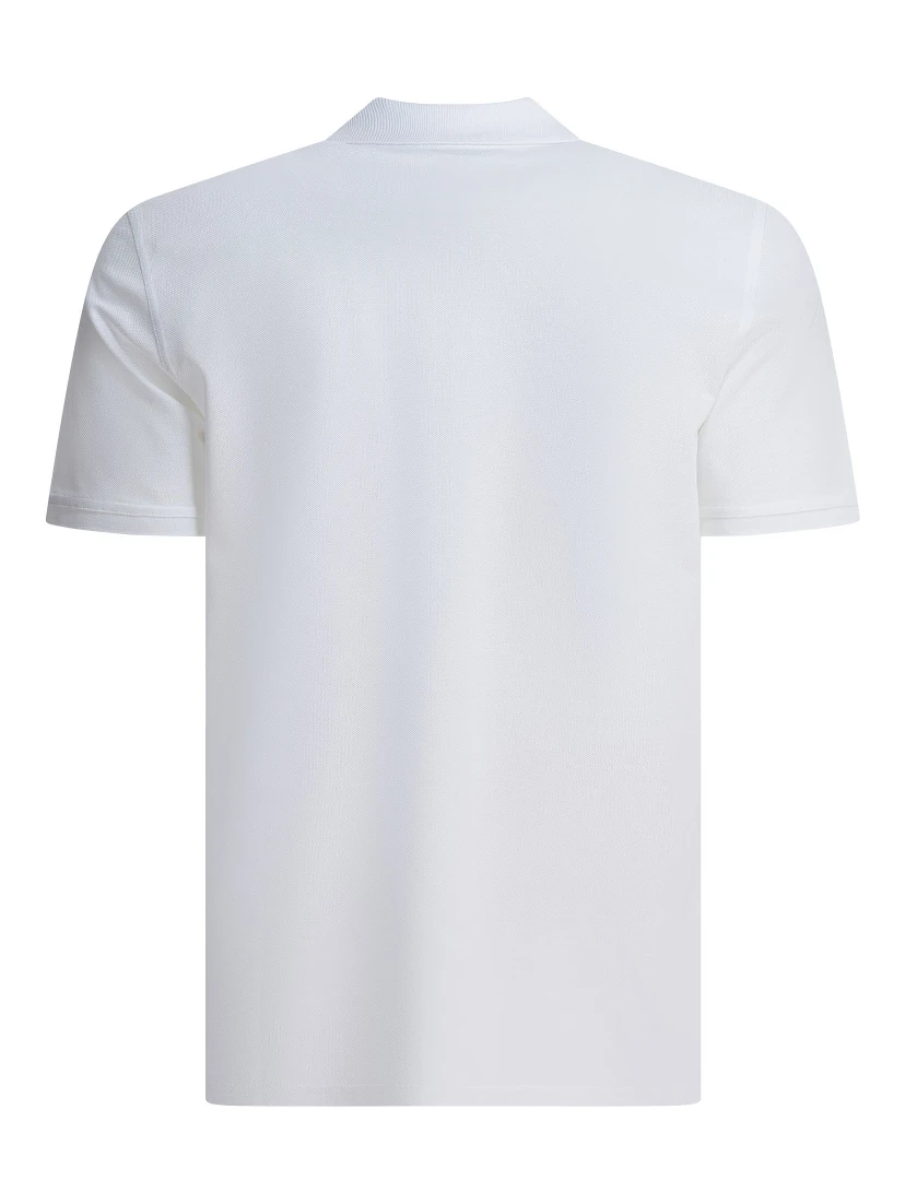 قميص بولو قطني قصير الأكمام