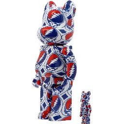 "Be@rbrick Grateful Dead Steal Your Face" 100% and 400% toy