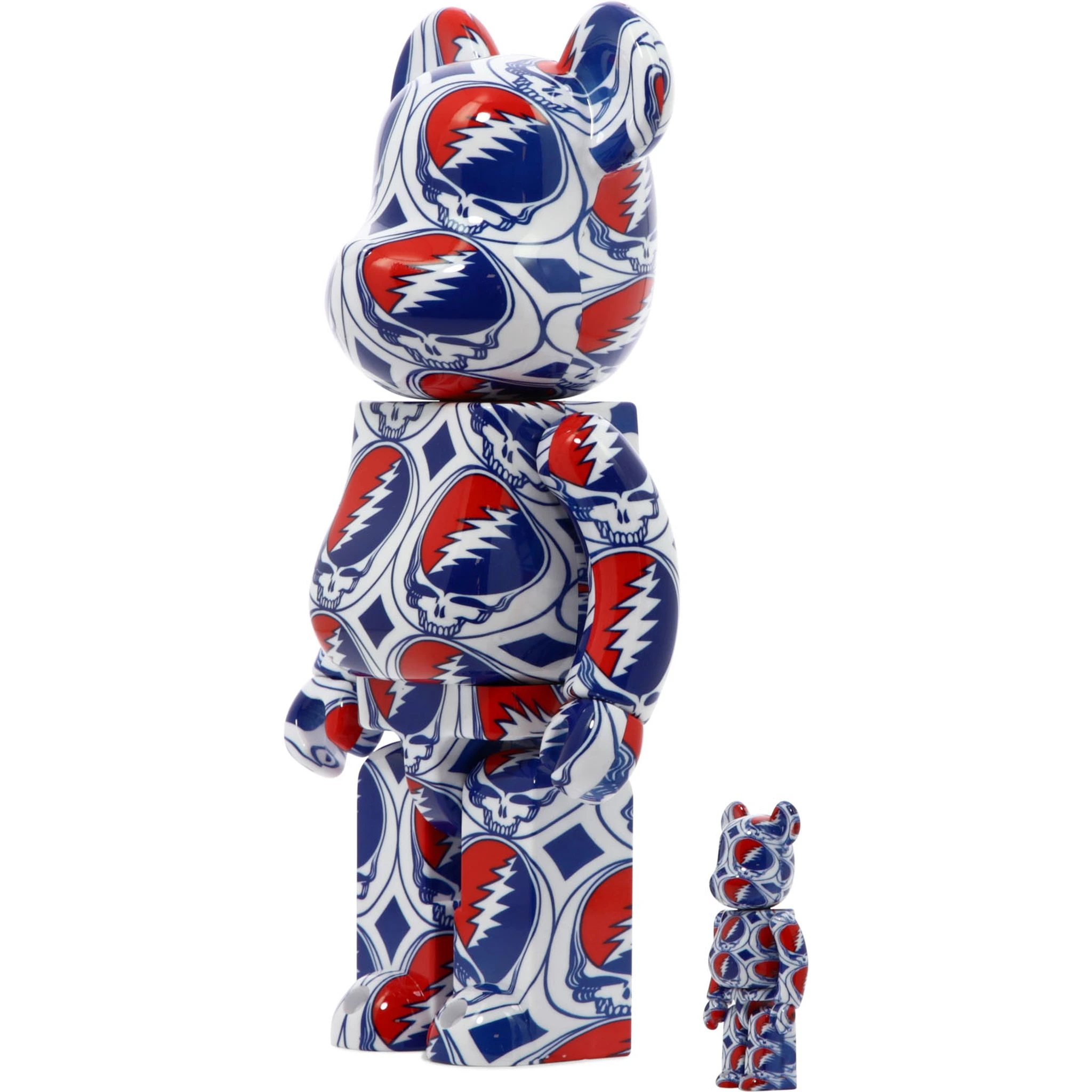 "Be@rbrick Grateful Dead Steal Your Face" 100% and 400% toy