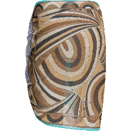 Pareo with three iconic prints