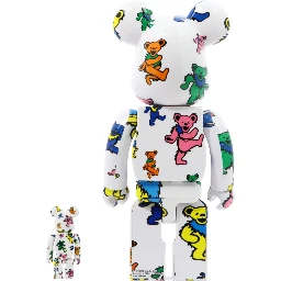 "Be@rbrick Grateful Dead Dancing Bear" 100% and 400% toy