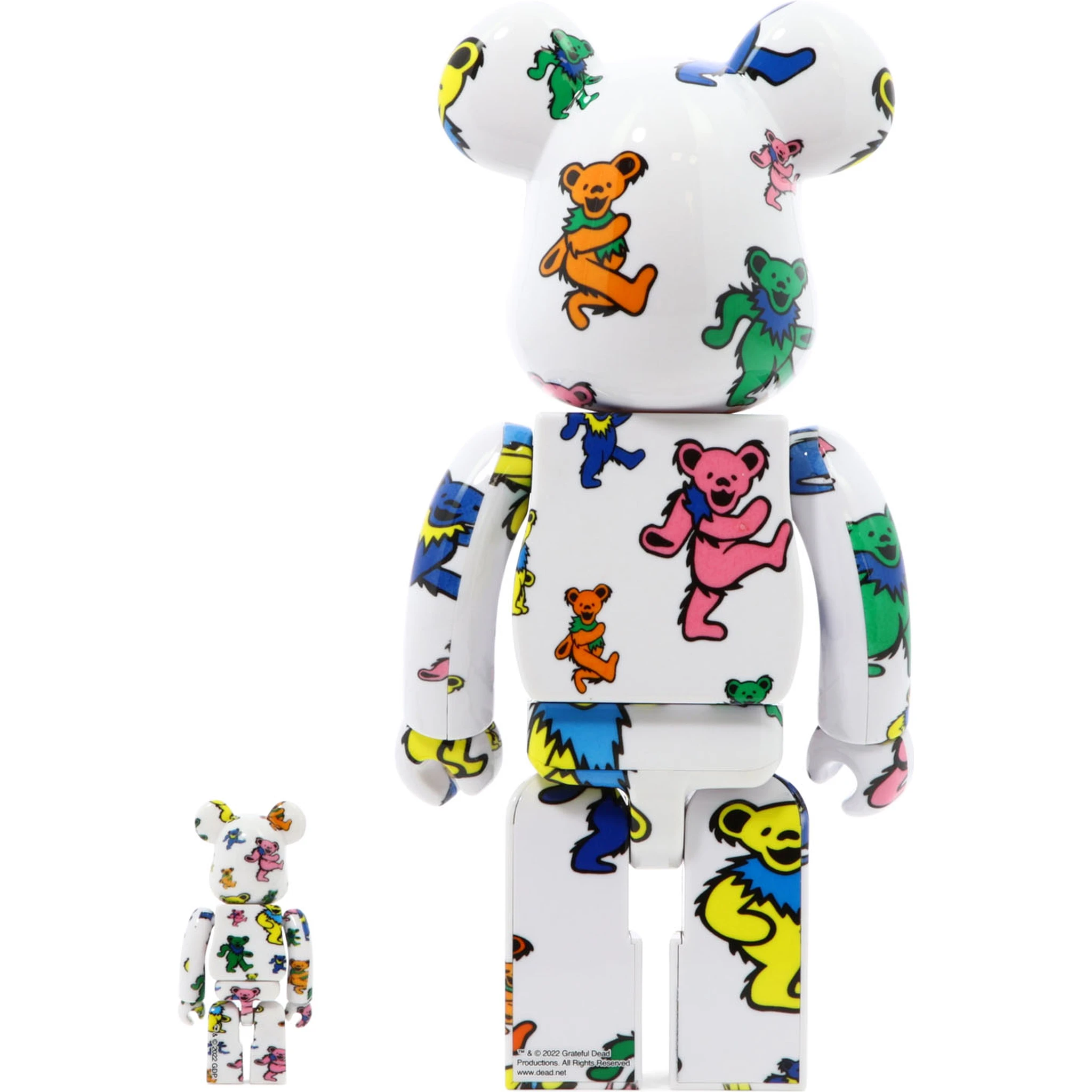 "Be@rbrick Grateful Dead Dancing Bear" 100% and 400% toy