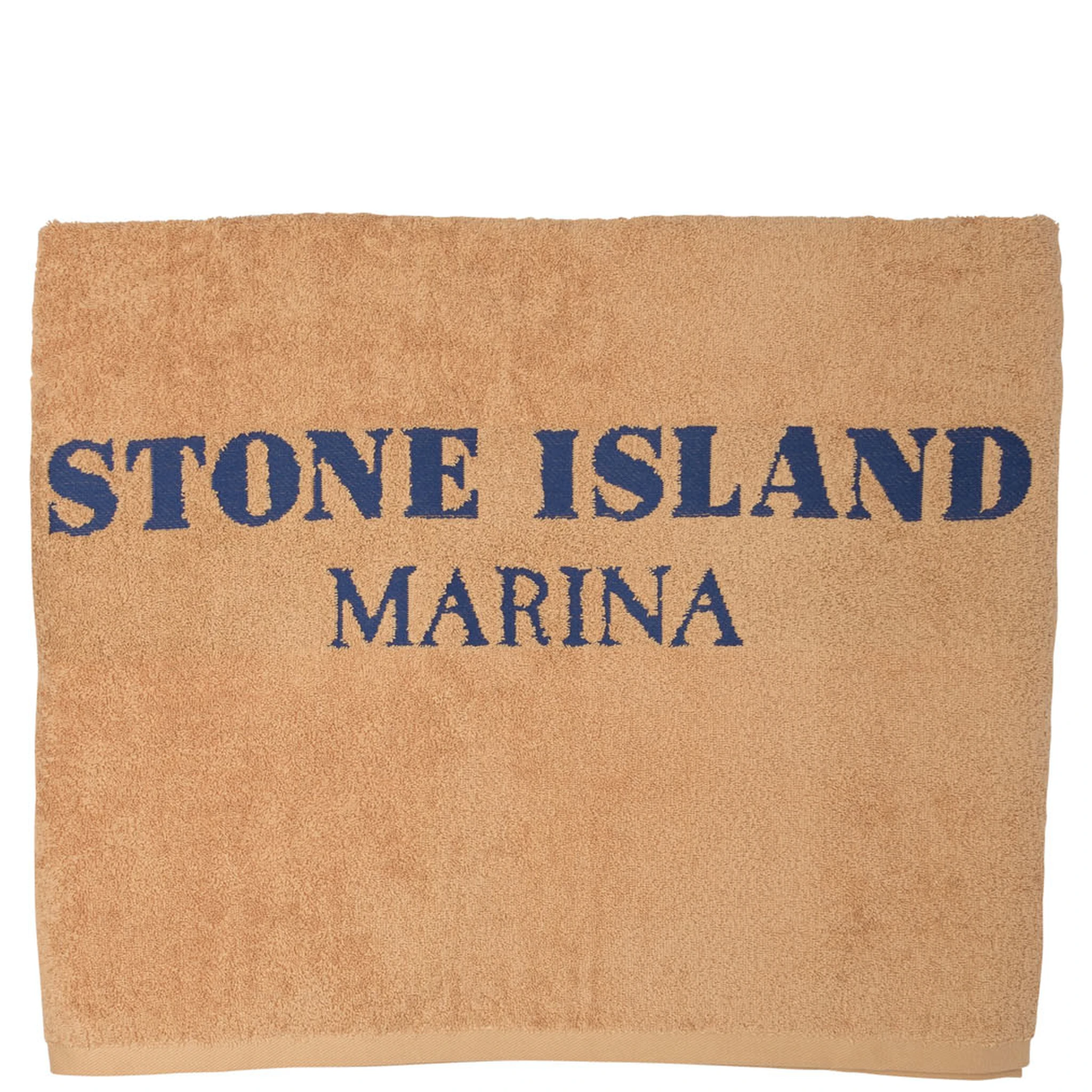 "Stone Island Marina" beach towel