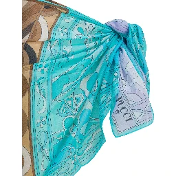 Pareo with three iconic prints