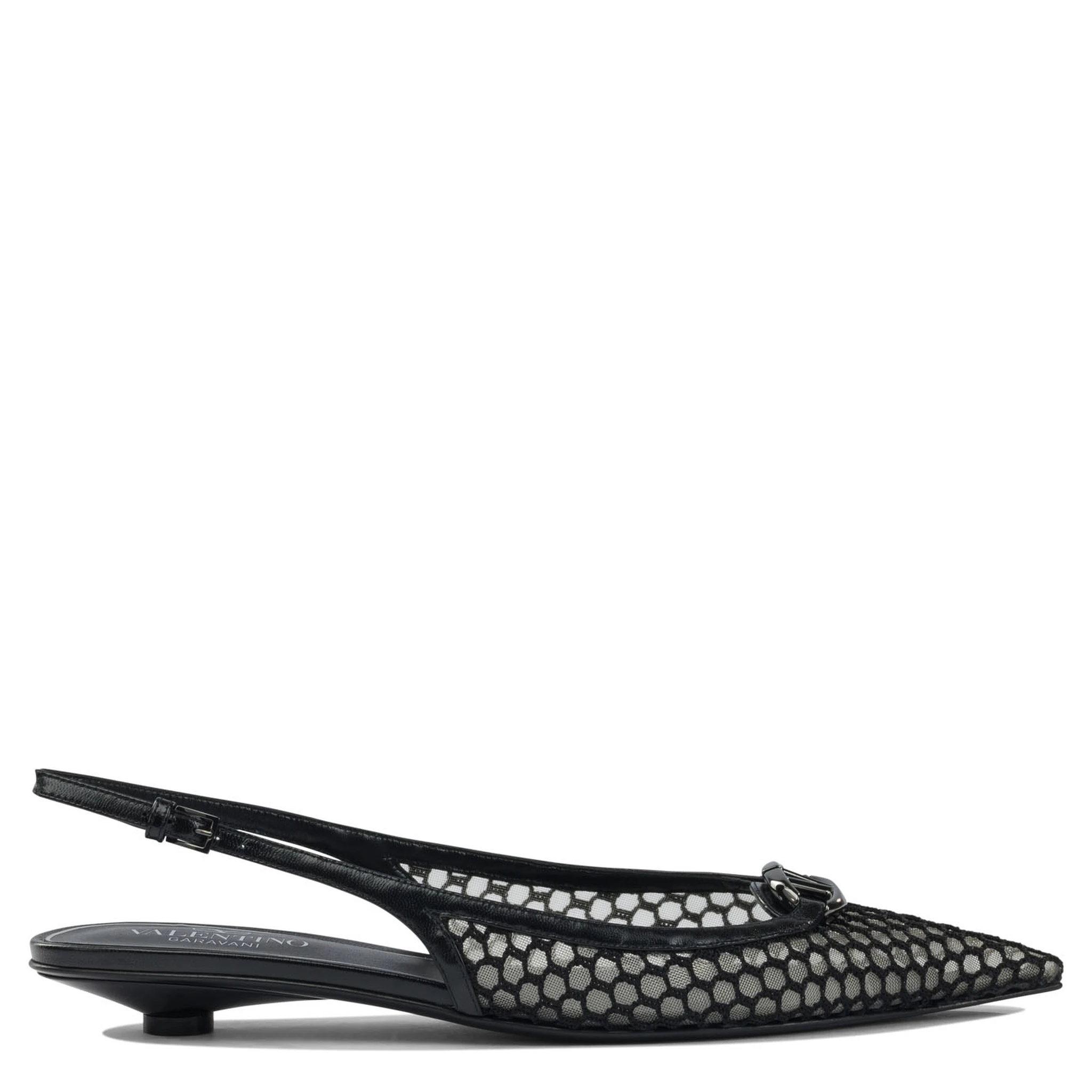 Pointed slingback ballet flats 20 mm