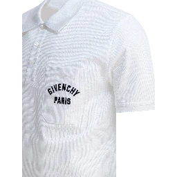 Cotton short-sleeved polo shirt