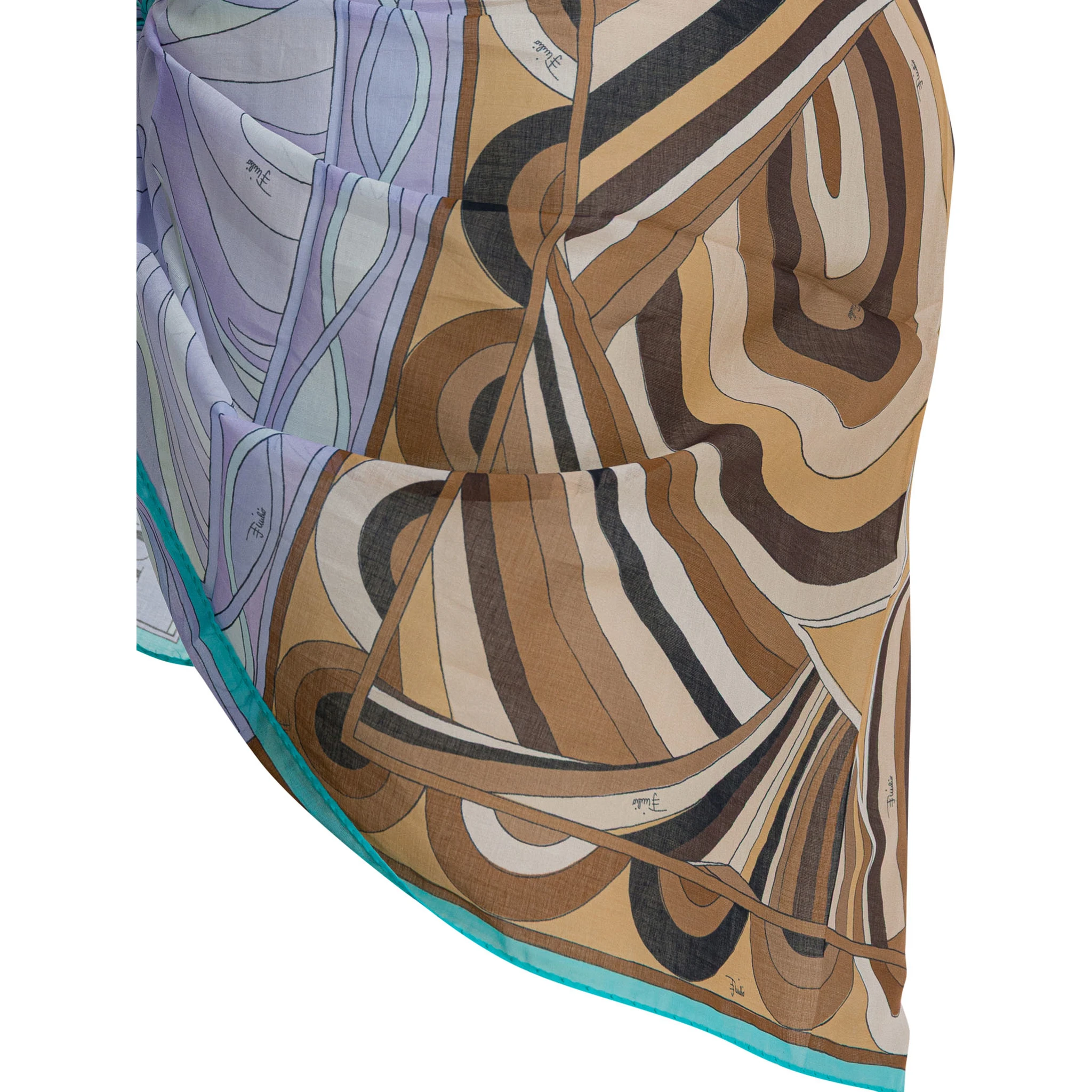 Pareo with three iconic prints