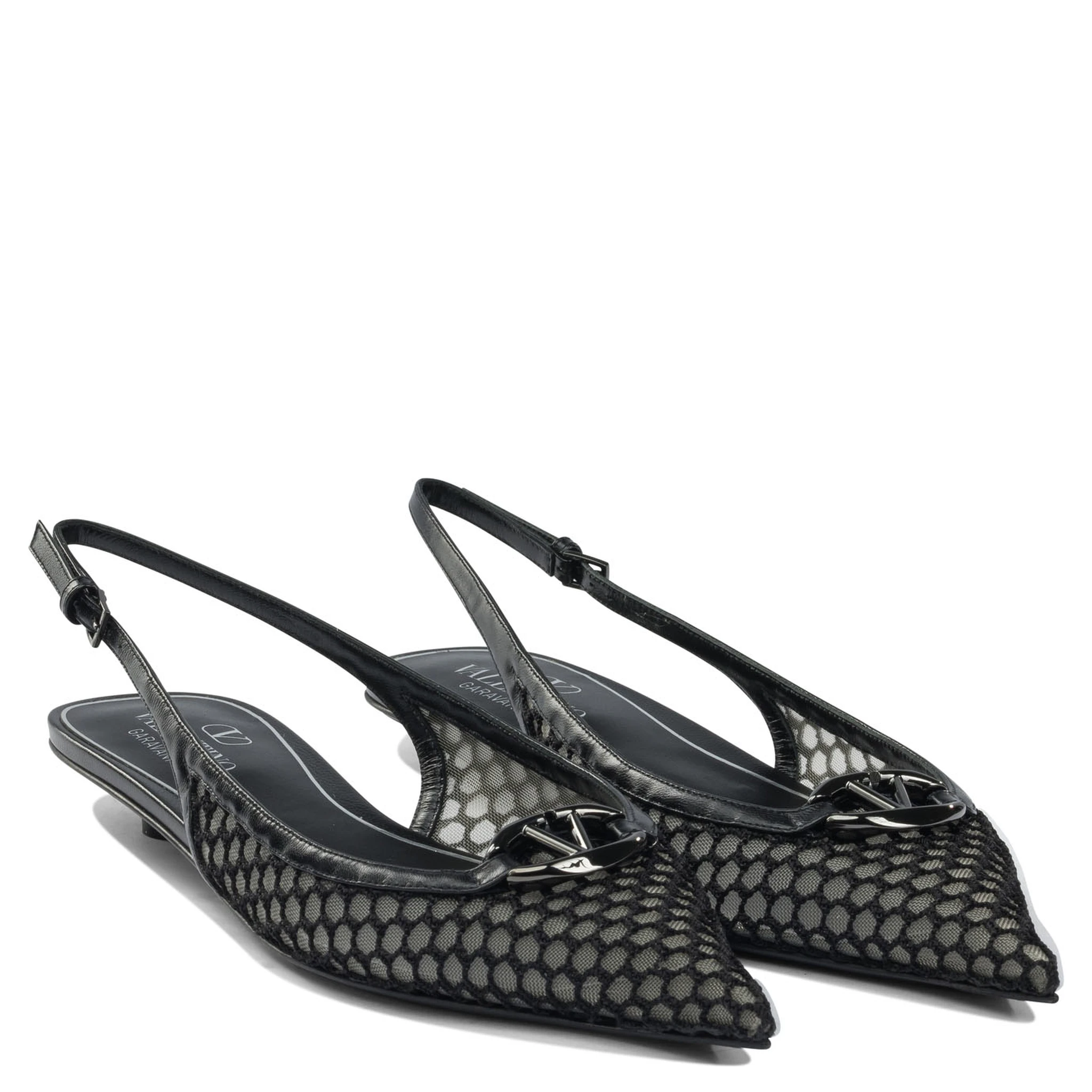 Pointed slingback ballet flats 20 mm