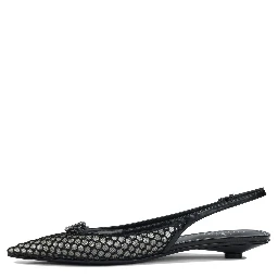 Pointed slingback ballet flats 20 mm