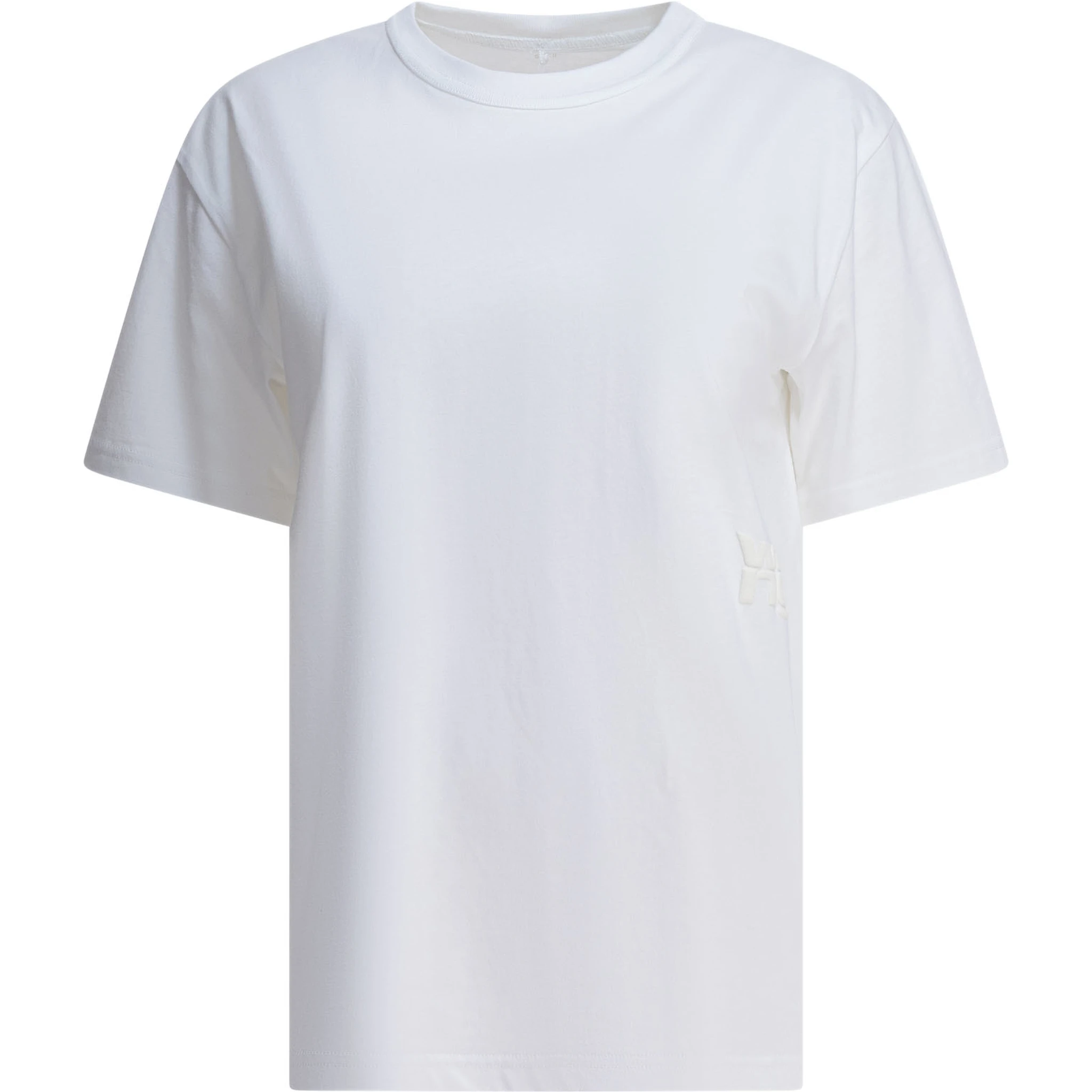 ESSENTIAL JSY SS TEE W/ PUFF LOGO & BOUND NECK