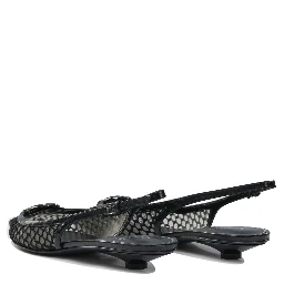 Pointed slingback ballet flats 20 mm