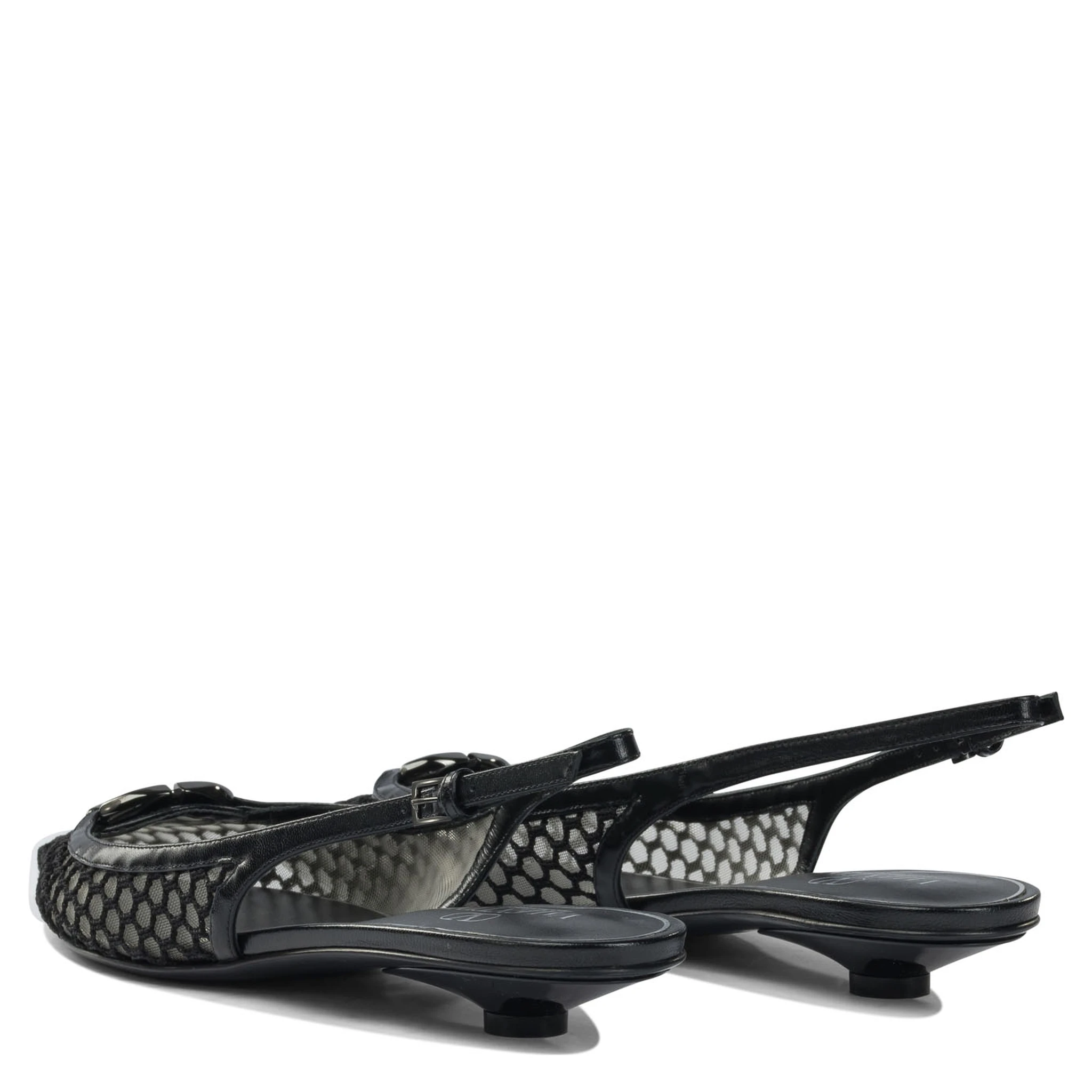 Pointed slingback ballet flats 20 mm