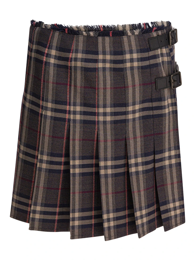 "Check" Wool mini kilt