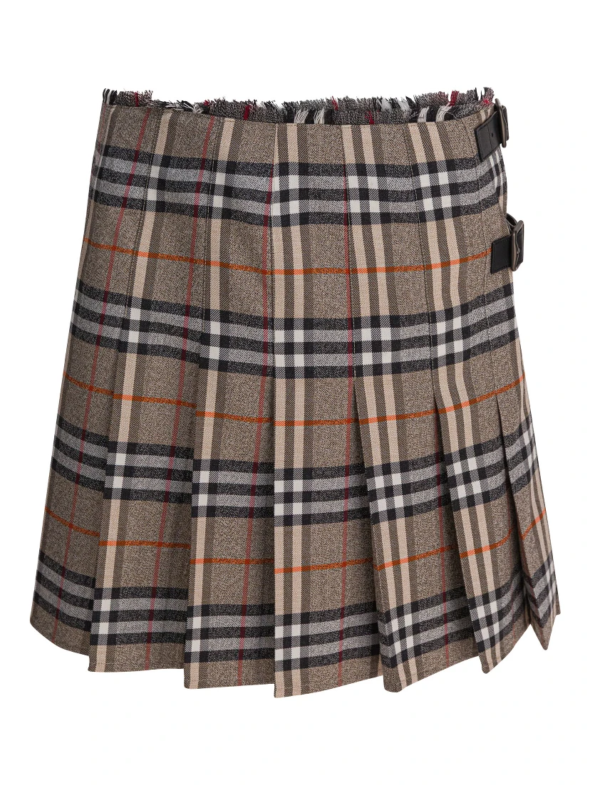 "Check" Wool mini kilt