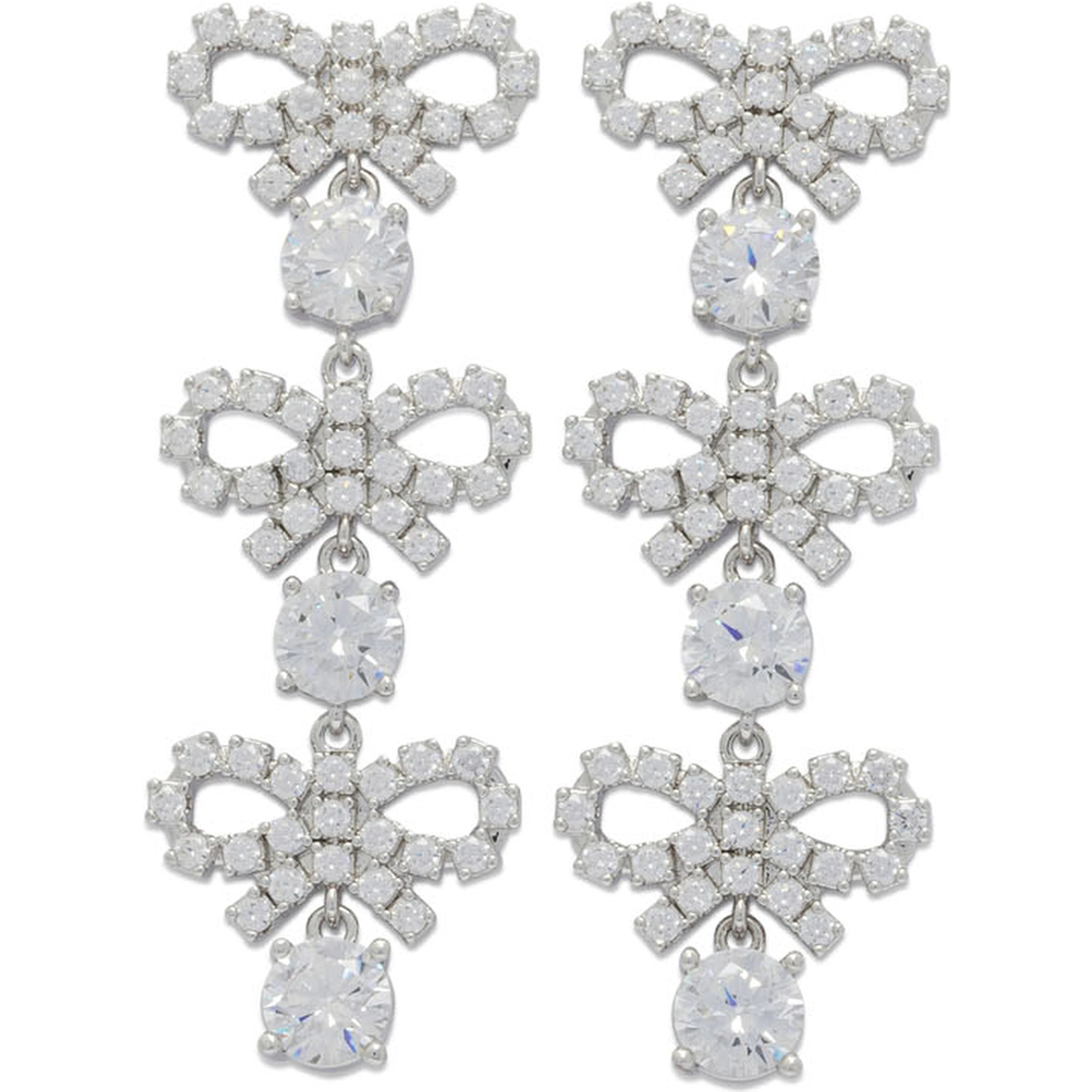 Drop earrings with bows