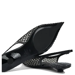 Pointed slingback ballet flats 20 mm