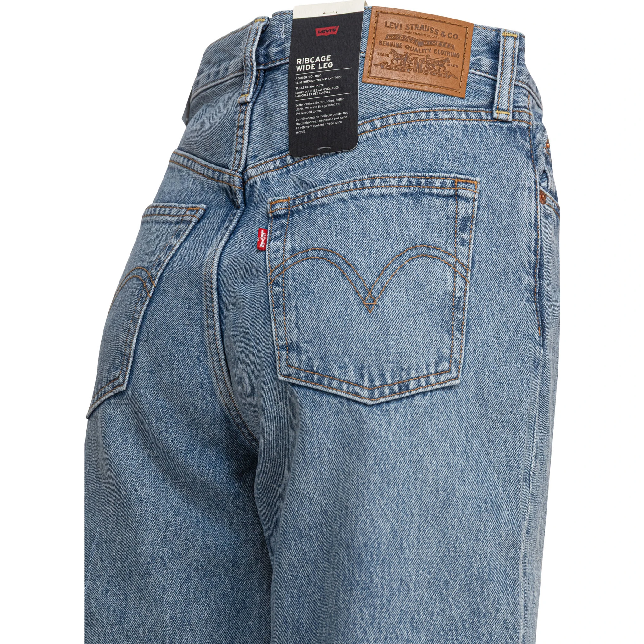 "Ribcage Wide Leg" jeans