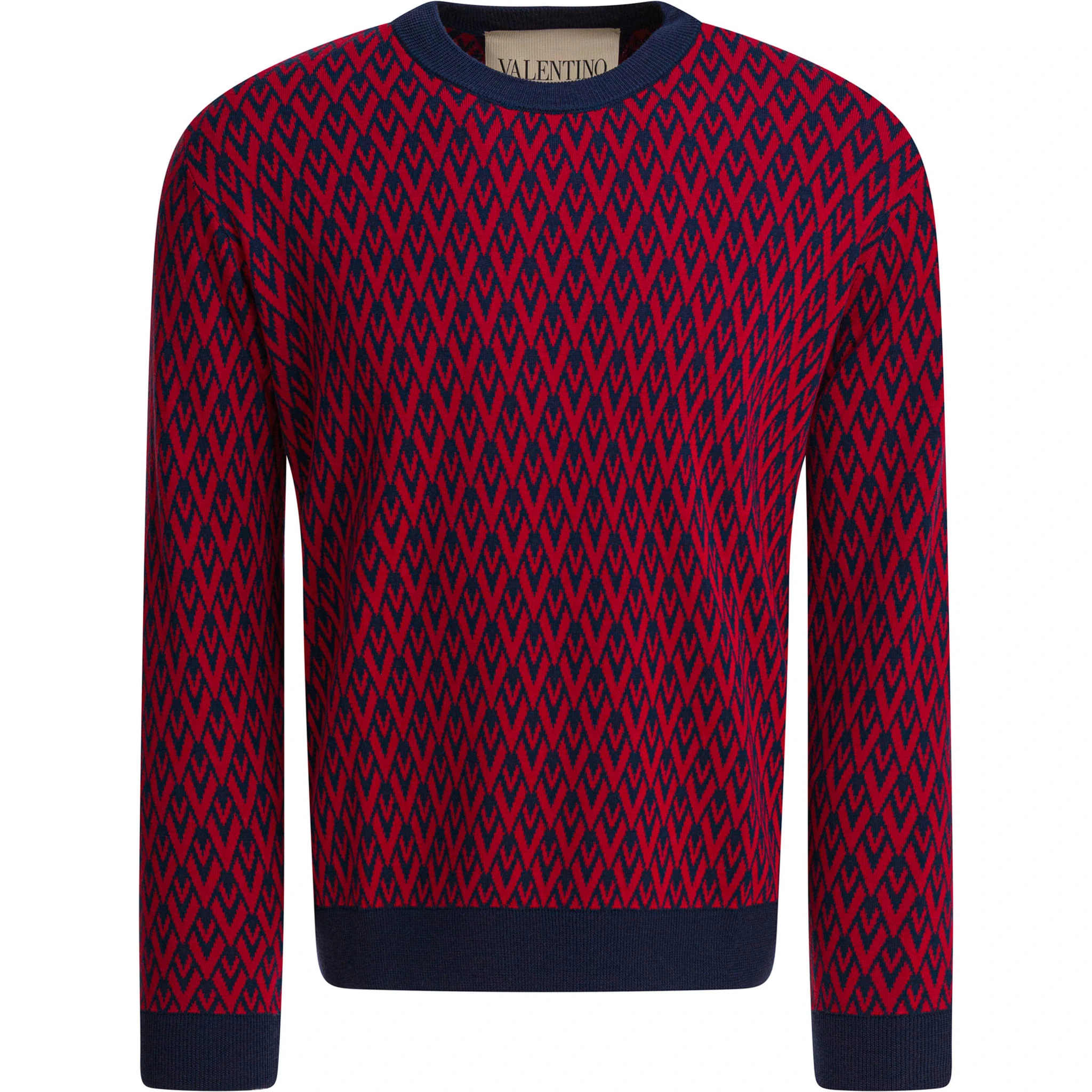 "Toute La V" crewneck sweater