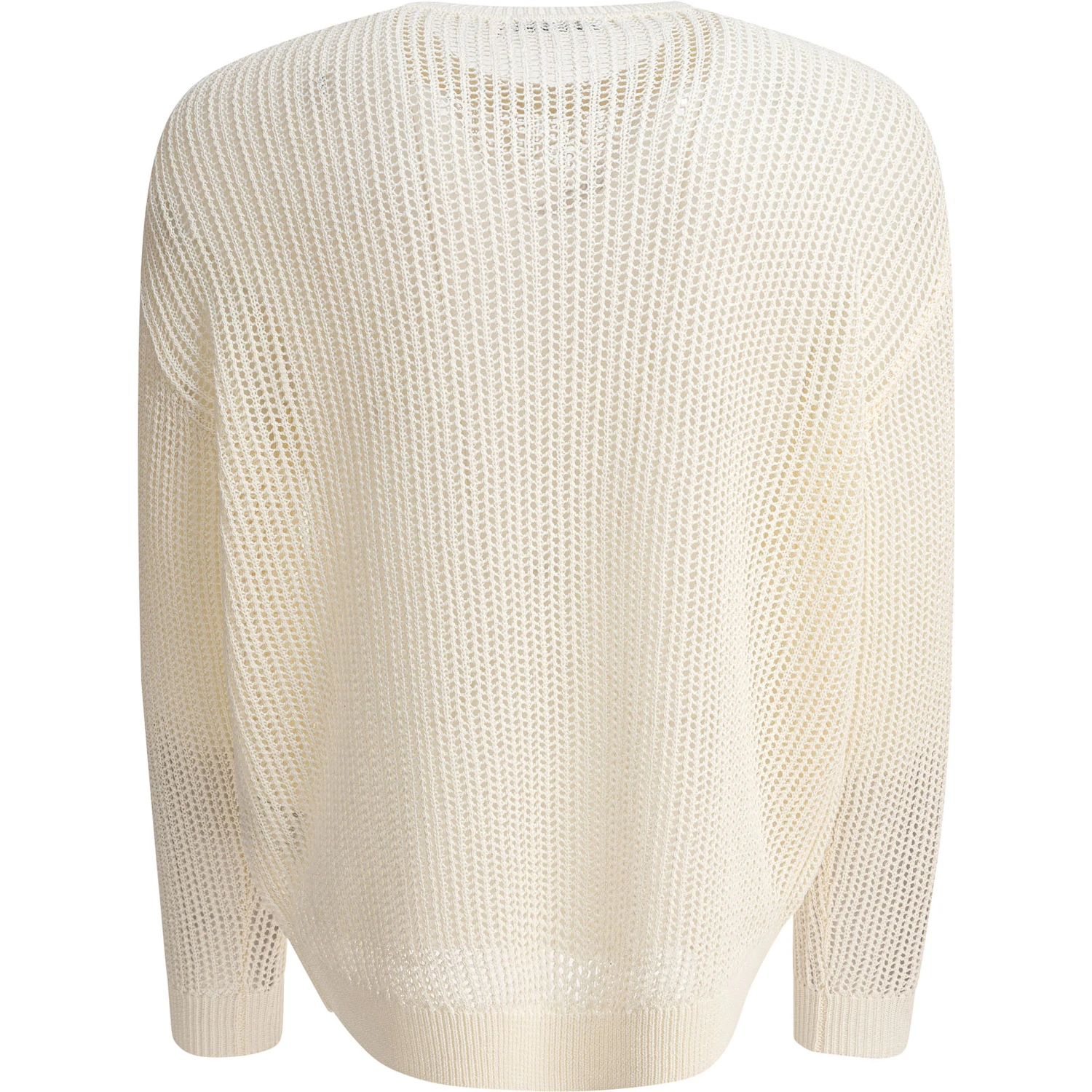 Cotton blend crewneck sweater