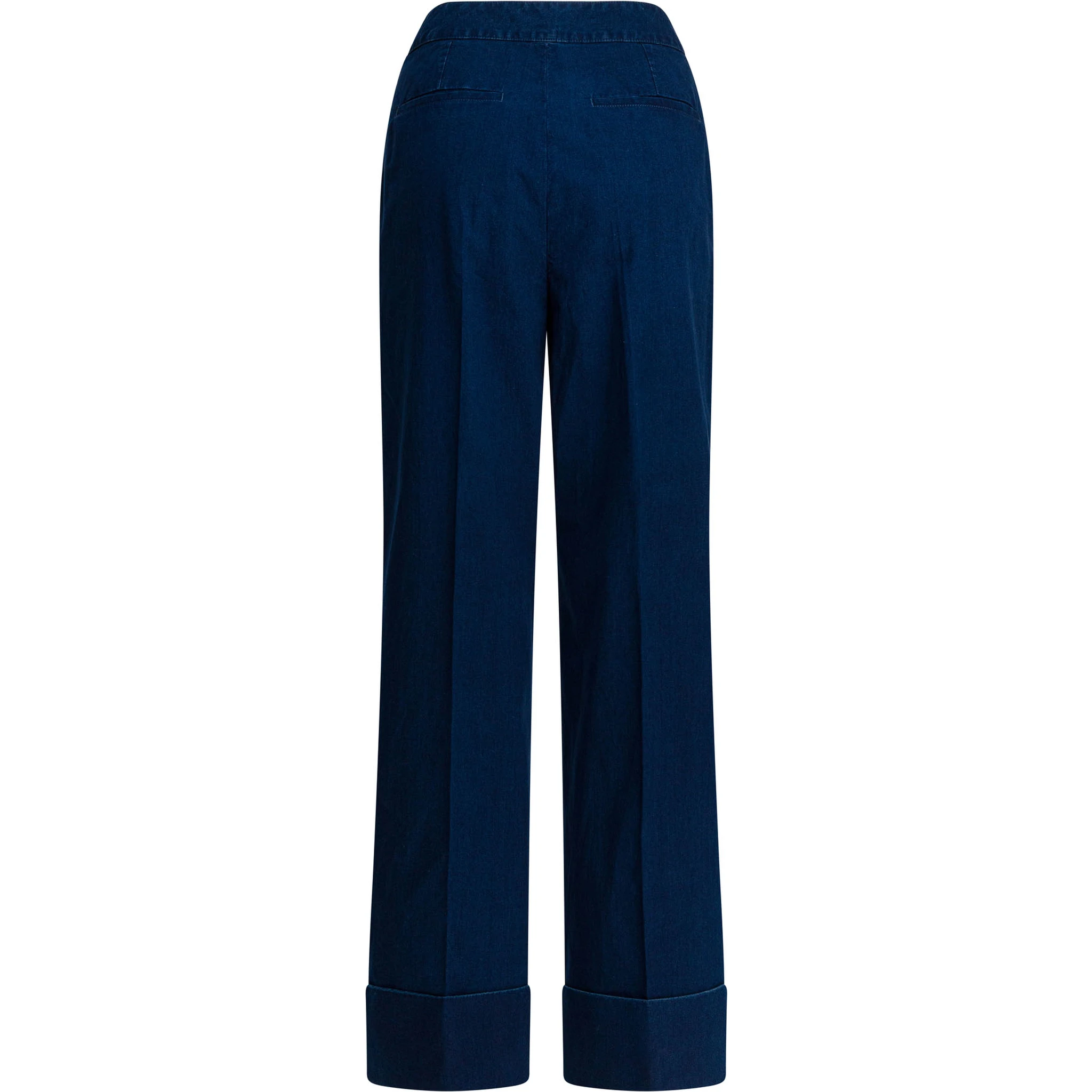 Wide-leg jeans with pleats