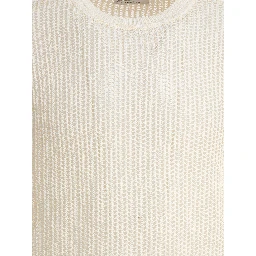 Cotton blend crewneck sweater